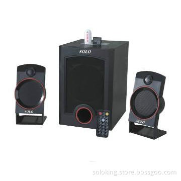 Classic 2.1 computer speaker with usb,sd